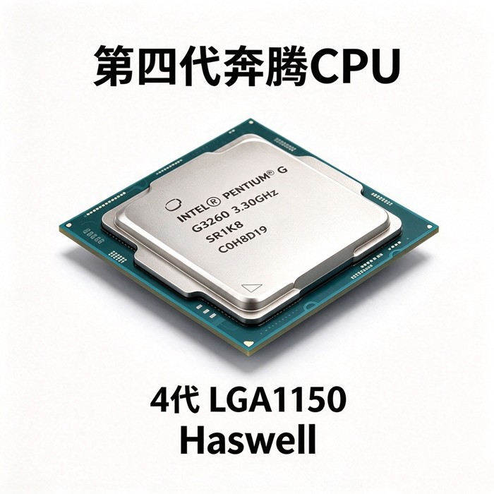 第4代奔腾G3260双核双线程CPU