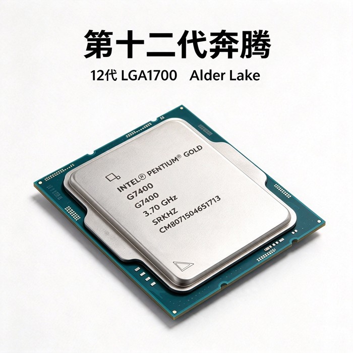 第12代奔腾G7400双核四线程CPU