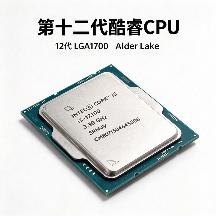 第12代酷睿i3-12100四核八线程CPU