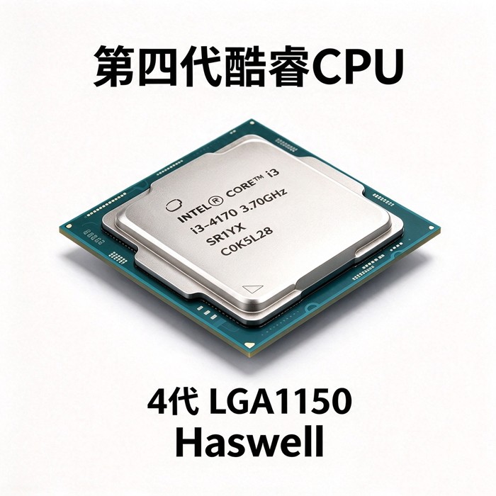 第4代酷睿i3-4170双核四线程CPU