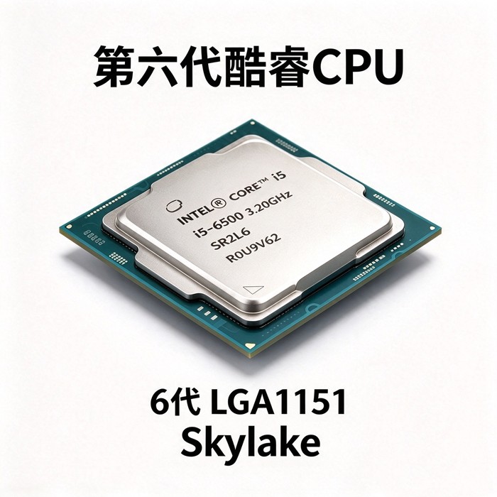 第6代酷睿i5-6500四核四线程CPU