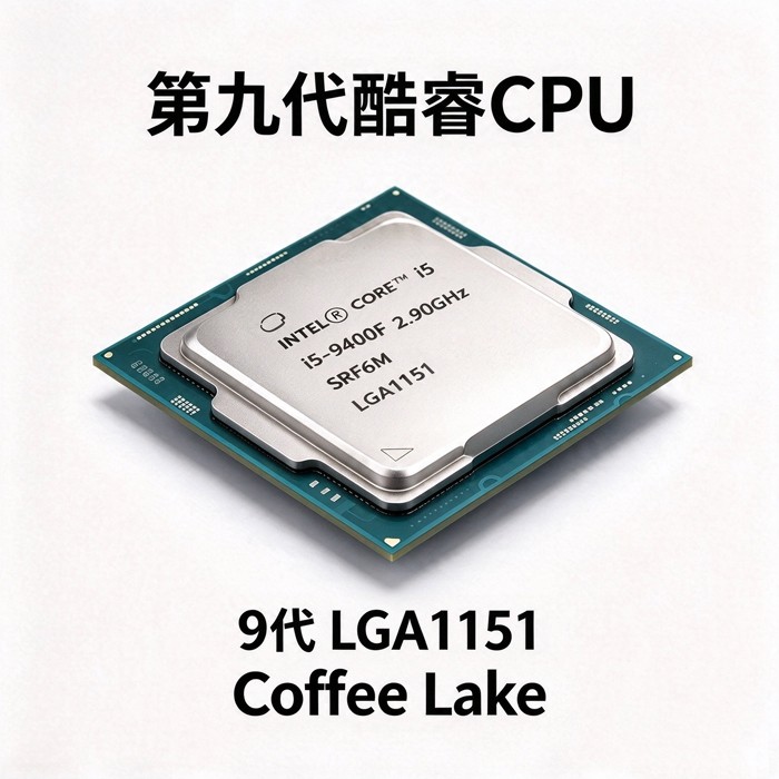 第9代酷睿i5-9400F六核六线程CPU